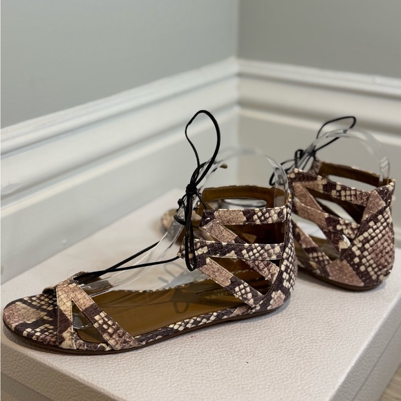 Exceptional Condition Real Python Gladiator Style Sandals by Aquazzura - Picture 3 of 7